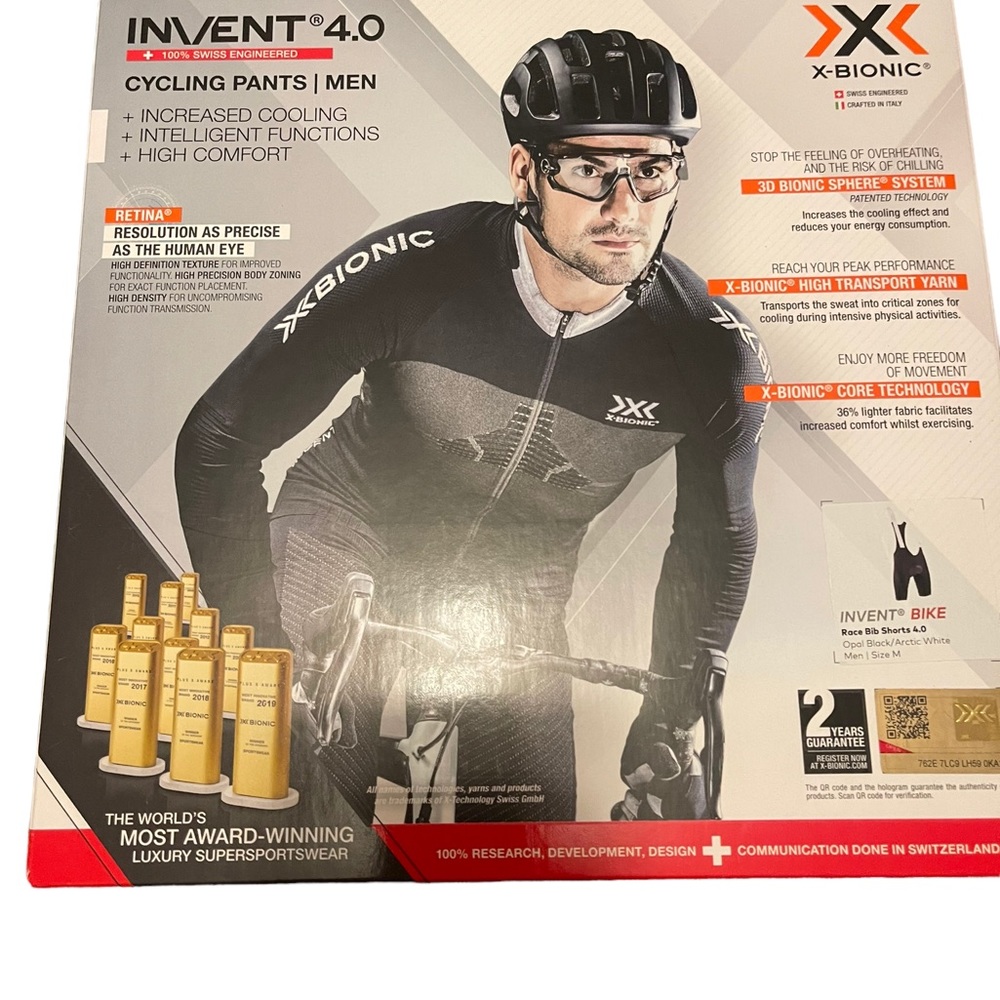 NWT/NIB Bionic 4.0 Cycling Bib Shorts Men-Opal